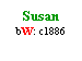 Text Box: Susan
bW: c1886
