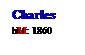 Text Box: Charles
bM: 1860
